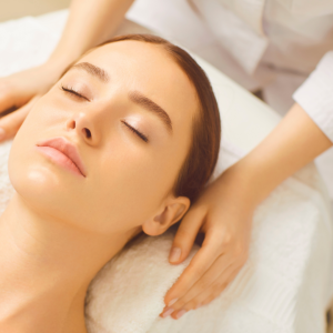 Skin after microneedling