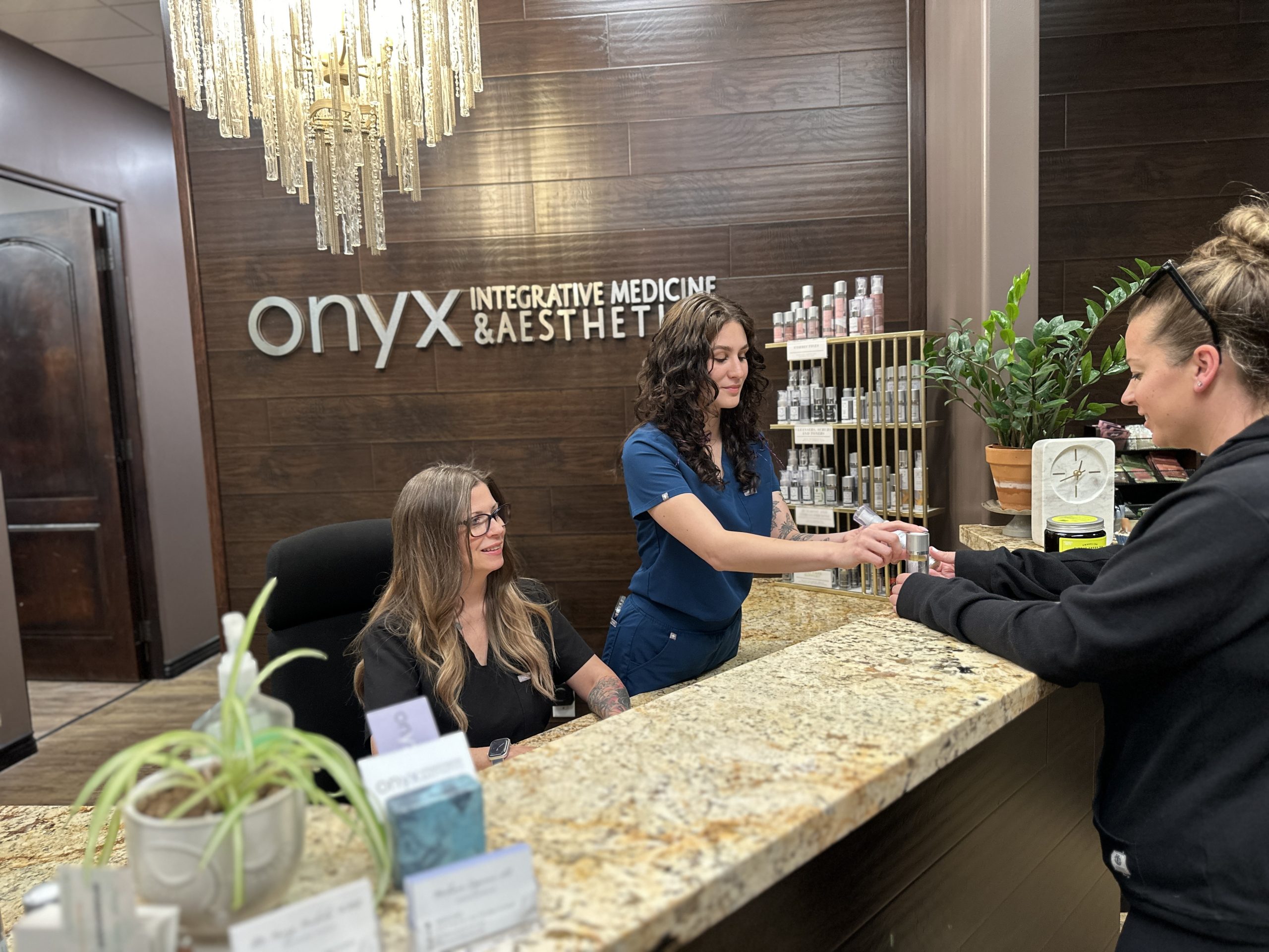 Patient Checking out after free consultation